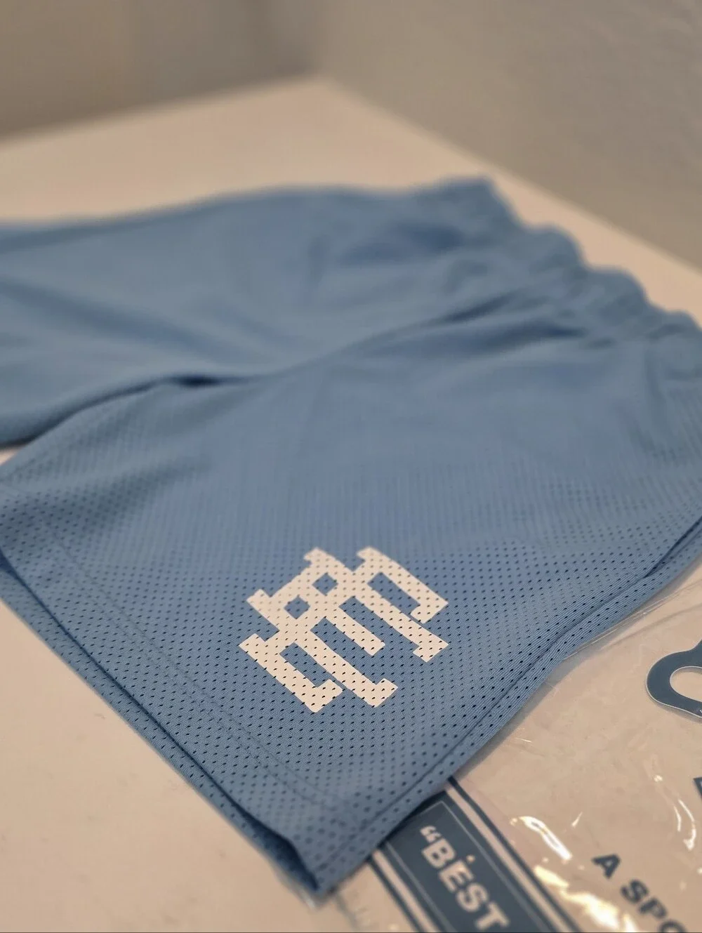 ERIC EMANUEL- EE BASIC SHORTS- Carolina Blue/White